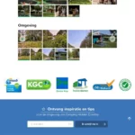 Galerijen en andere functies op de website van Camping Midden Drenthe