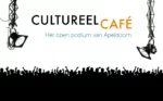 Het logo van Cultureel Café Apeldoorn met ondersteunende elementen