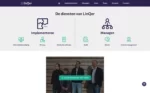 Iconen en andere paginainhoud op de website van LinQer