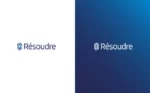 Het logo van Résoudre in twee varianten